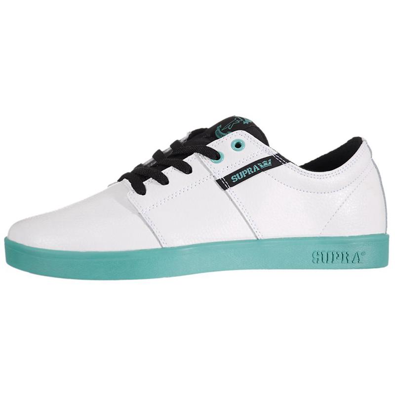 Zapatillas Bajas Supra Argentina Mujer - STACKS Blancas (EKYHZ-1047)